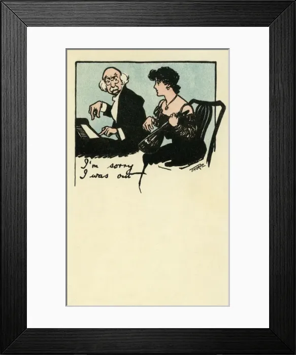 Framed Print : I m sorry I was out Framed Print : I m sorry I was out