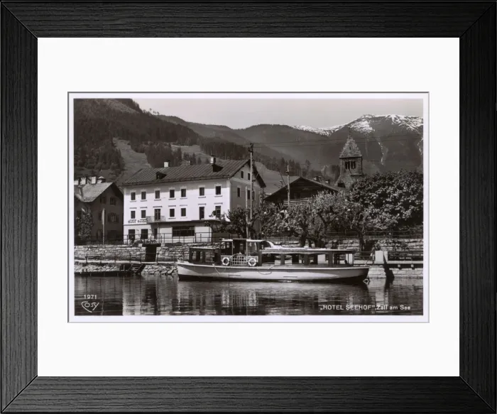 Framed Print : Hotel Seehof, Zell am See, Austria Framed Print : Hotel Seehof, Zell am See, Austria