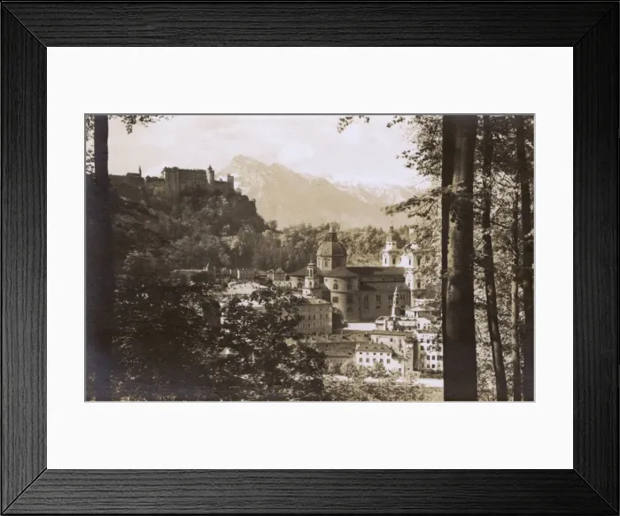 Framed Print : View of Salzburg, Austria Framed Print : View of Salzburg, Austria