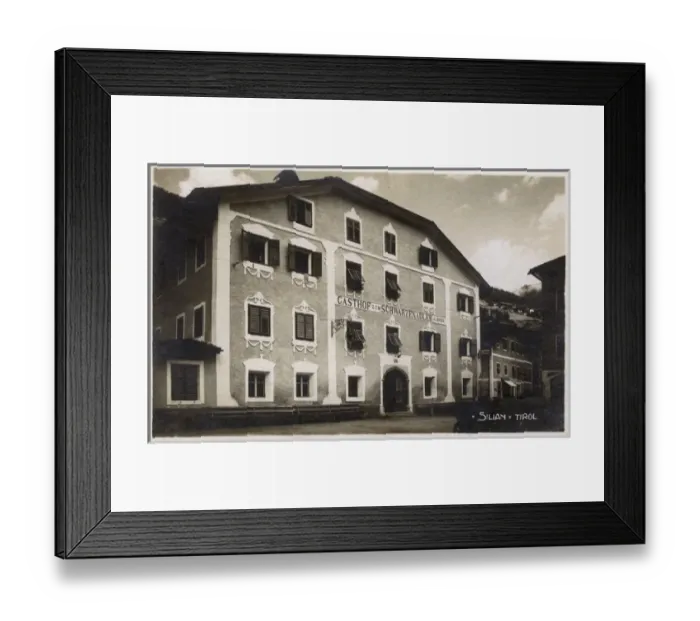 Framed Print : Schwarzenadler guesthouse, Sillian, Tyrol, Austria Framed Print : Schwarzenadler guesthouse, Sillian, Tyrol, Austria