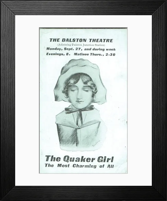 Framed Print : The Quaker Girl by James T Tanner Framed Print : The Quaker Girl by James T Tanner