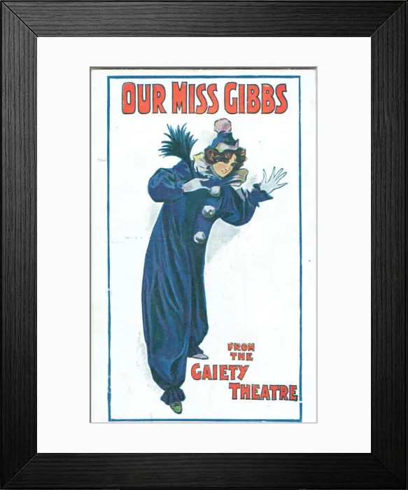 Framed Print : Our Miss Gibbs by Adrian Ross Framed Print : Our Miss Gibbs by Adrian Ross
