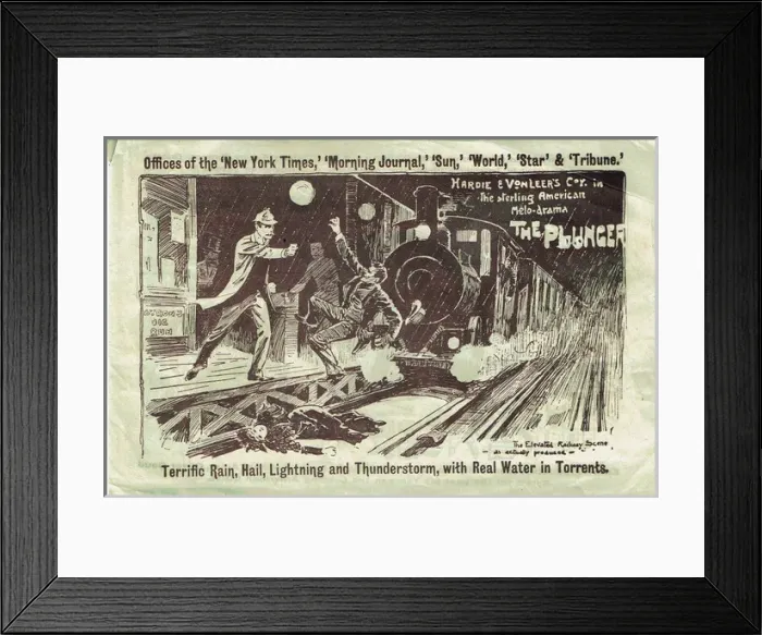 Framed Print : The Plunger by D H Higgins Framed Print : The Plunger by D H Higgins