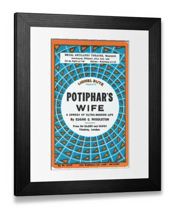 Framed Print : Potiphars Wife by Edgar C Middleton Framed Print : Potiphars Wife by Edgar C Middleton