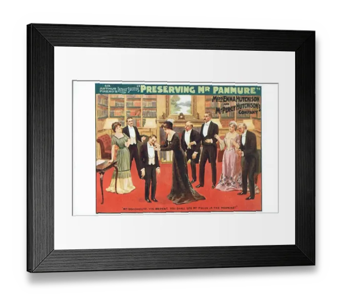 Framed Print : Preserving Mr Panmure by Arthur Wing Pinero Framed Print : Preserving Mr Panmure by Arthur Wing Pinero