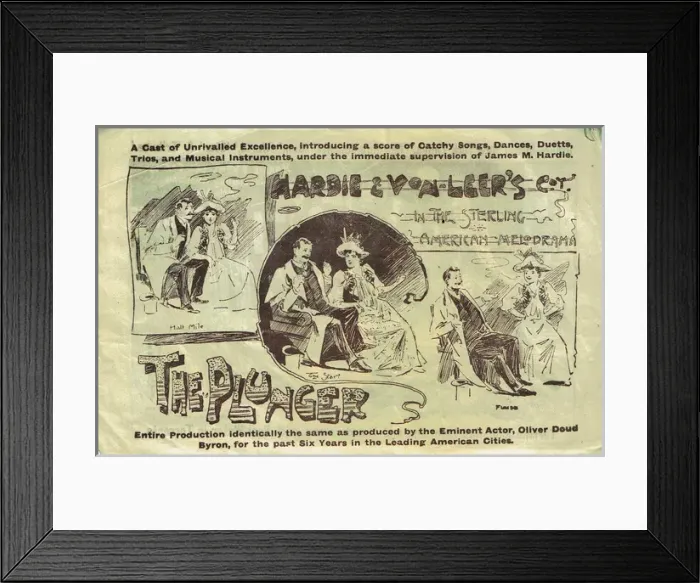 Framed Print : The Plunger by D H Higgins Framed Print : The Plunger by D H Higgins