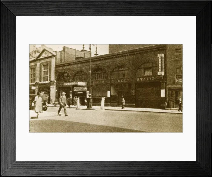 Framed Print : Baker Street Station, Marylebone Road, London Framed Print : Baker Street Station, Marylebone Road, London