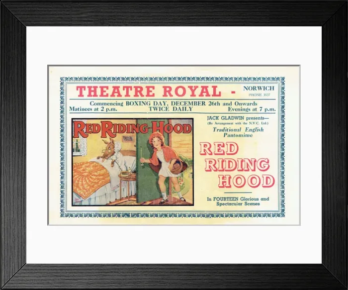Framed Print : Red Riding Hood Framed Print : Red Riding Hood
