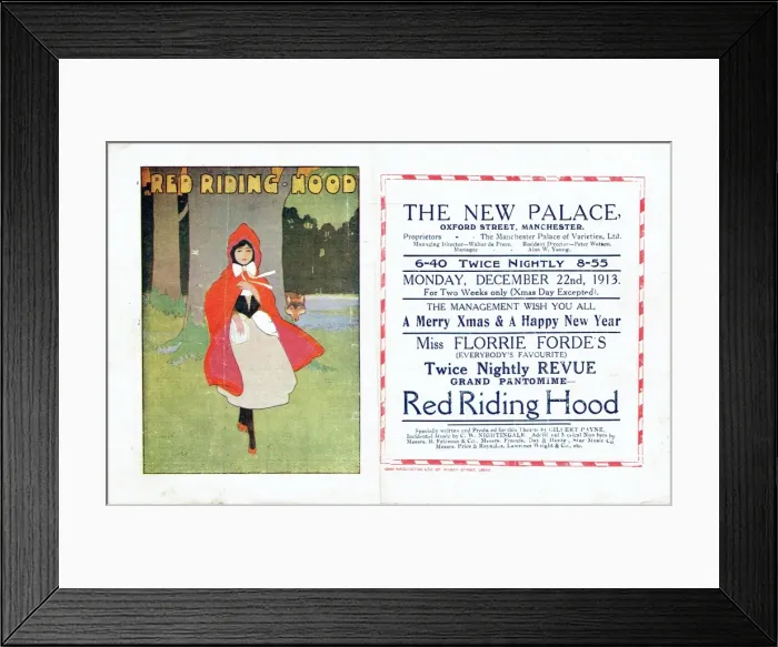 Framed Print : Red Riding Hood Framed Print : Red Riding Hood