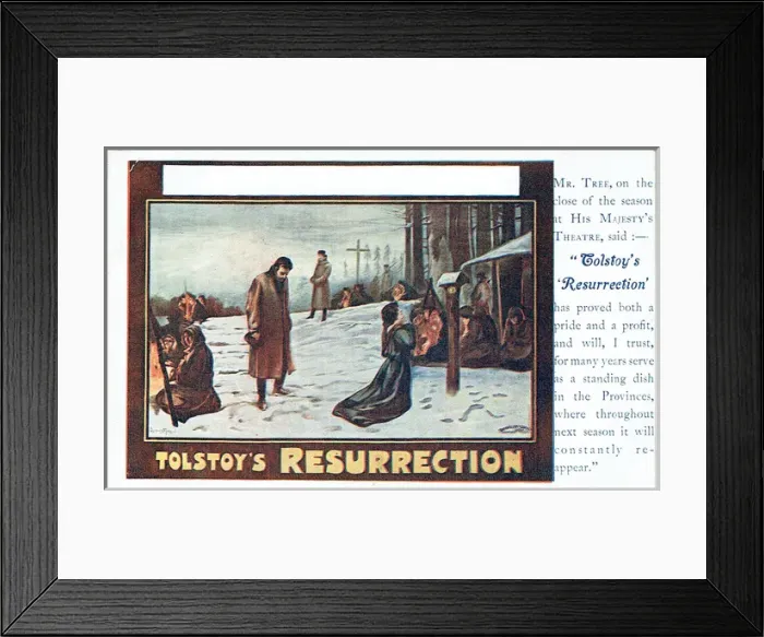 Framed Print : Resurrection by Henri Bataille (from Leo Tolstoys novel) Framed Print : Resurrection by Henri Bataille (from Leo Tolstoys novel)