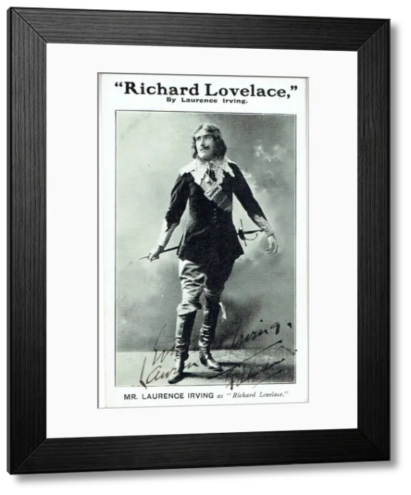 Framed Print : Richard Lovelace by Laurence Irving Framed Print : Richard Lovelace by Laurence Irving