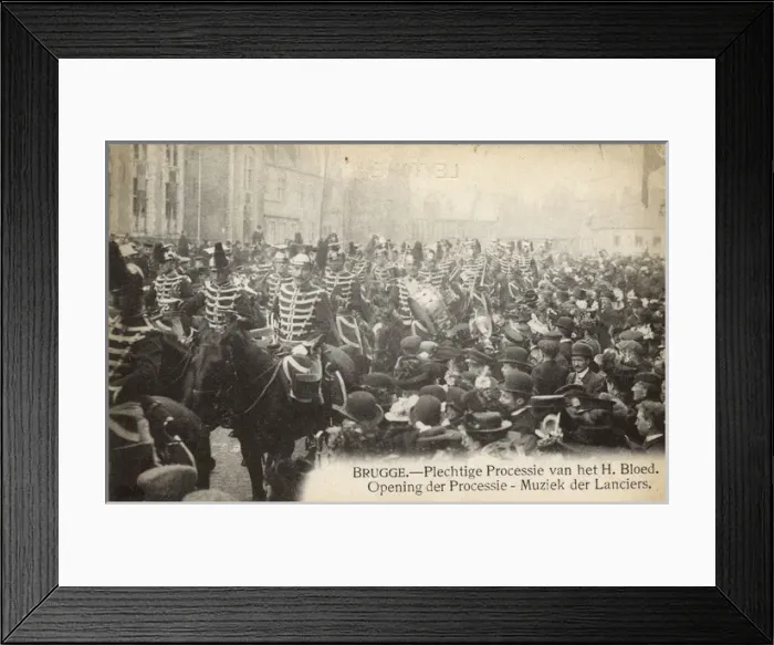 Framed Print : Solemn Procession of the Holy Blood, Bruges, Belgium