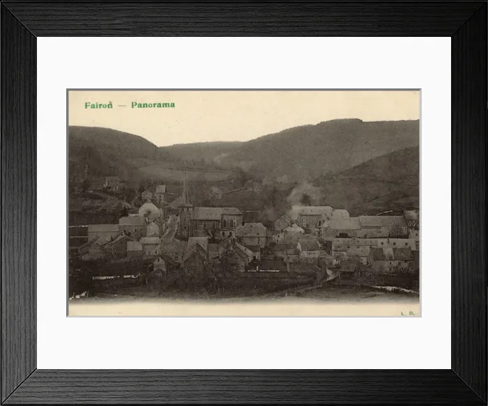 Framed Print : General view of Fairon, Belgium Framed Print : General view of Fairon, Belgium