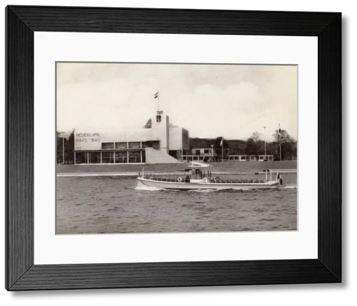 Framed Print : Netherlands pavilion, International Exhibition, Liege Framed Print : Netherlands pavilion, International Exhibition, Liege