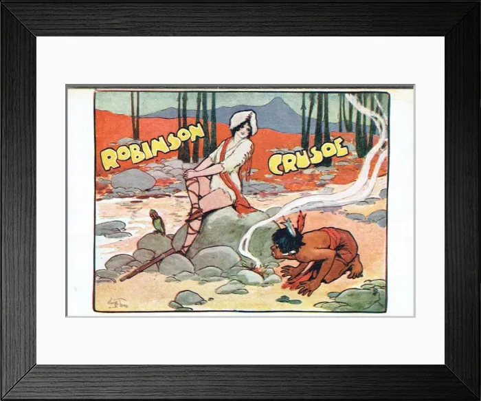 Framed Print : Robinson Crusoe Framed Print : Robinson Crusoe