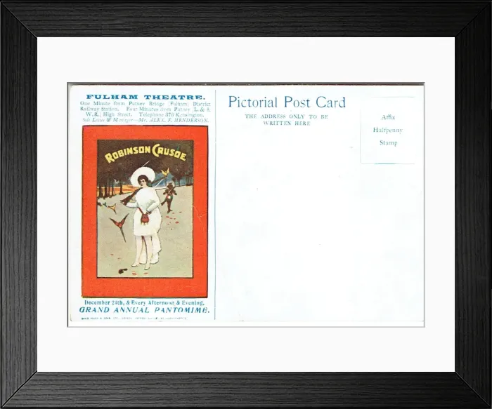 Framed Print : Robinson Crusoe Framed Print : Robinson Crusoe