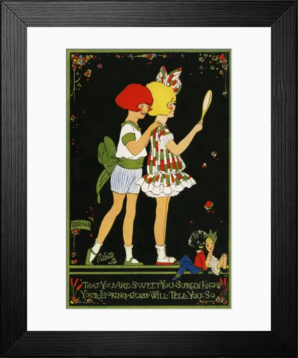 Framed Print : Art deco girls Framed Print : Art deco girls