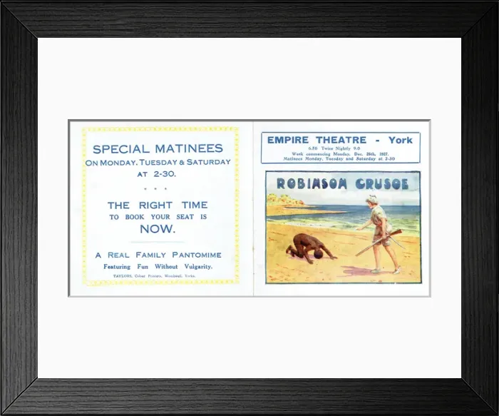 Framed Print : Robinson Crusoe Framed Print : Robinson Crusoe