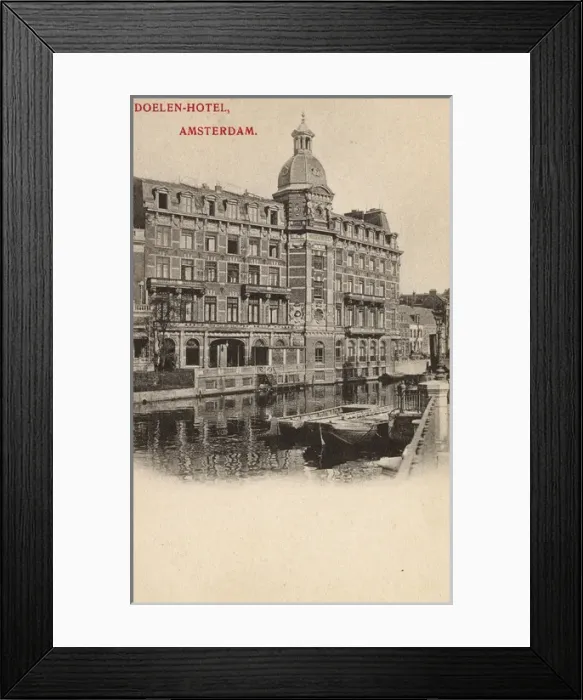 Framed Print : Doelen Hotel, Amsterdam, Netherlands Framed Print : Doelen Hotel, Amsterdam, Netherlands