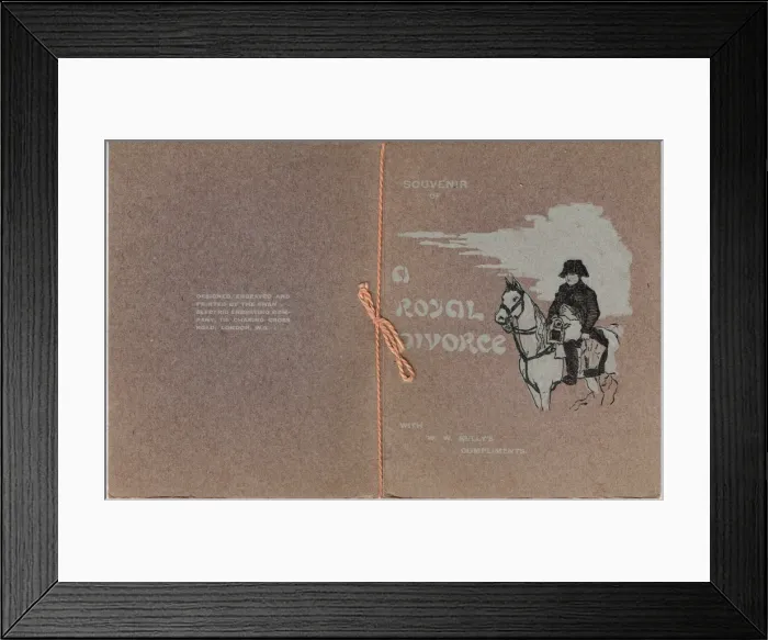Framed Print : Royal Divorce by W G Wills Framed Print : Royal Divorce by W G Wills