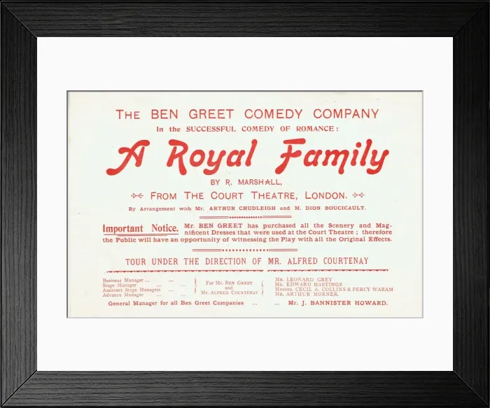 Framed Print : A Royal Family by Robert Marshall Framed Print : A Royal Family by Robert Marshall