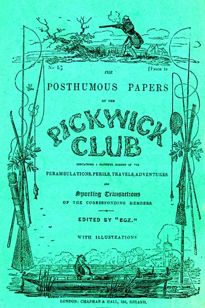 Cover design, The Pickwick Papers by Charles Dickens