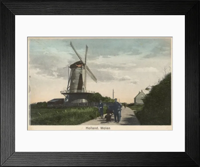 Framed Print : Windmill with platform, The Hague, Netherlands Framed Print : Windmill with platform, The Hague, Netherlands