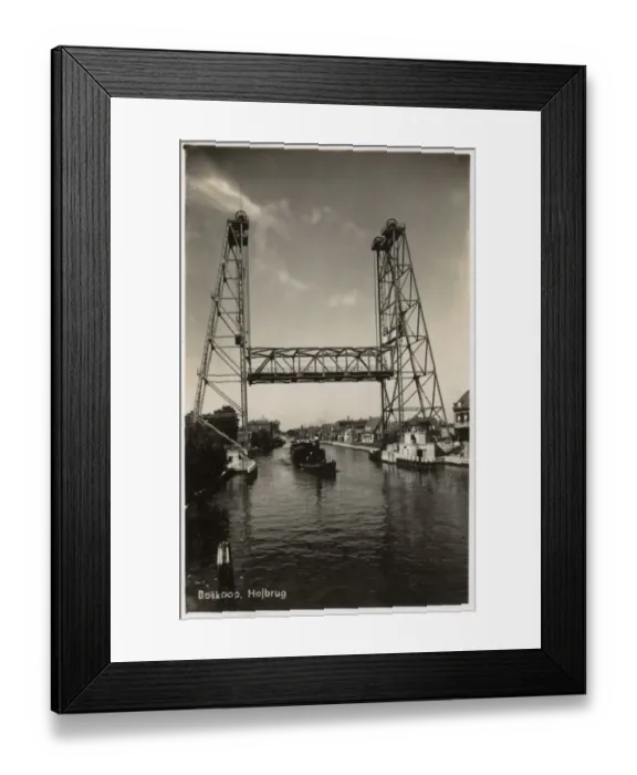 Framed Print : Vertical lifting bridge at Boskoop, Netherlands Framed Print : Vertical lifting bridge at Boskoop, Netherlands