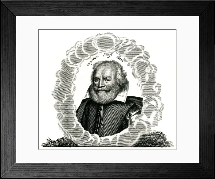 Framed Print : George Chapman, writer and translator