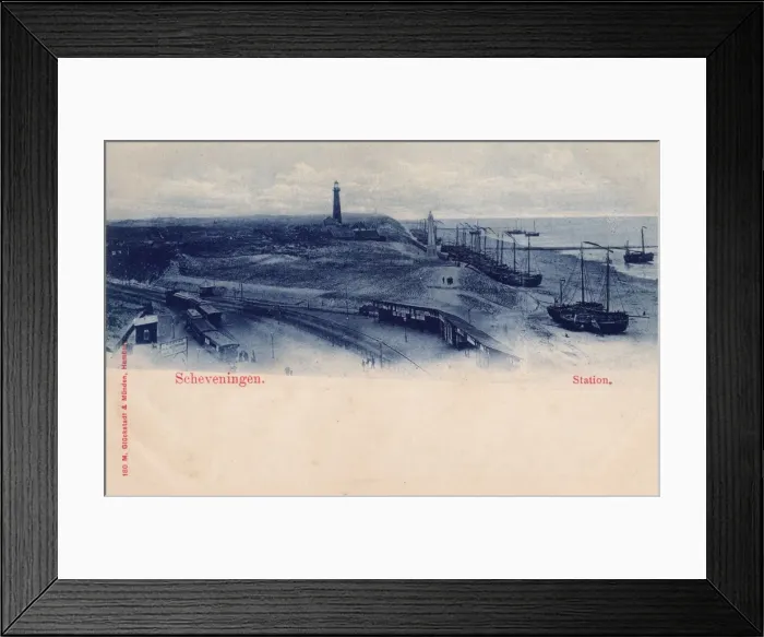 Framed Print : Tram railway station, Scheveningen, Netherlands Framed Print : Tram railway station, Scheveningen, Netherlands