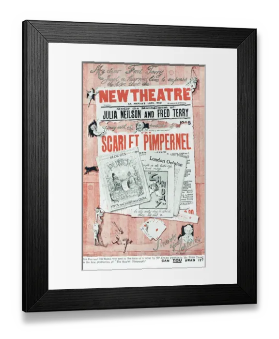 Framed Print : The Scarlet Pimpernel by Baroness Orczy and M Barstow Framed Print : The Scarlet Pimpernel by Baroness Orczy and M Barstow