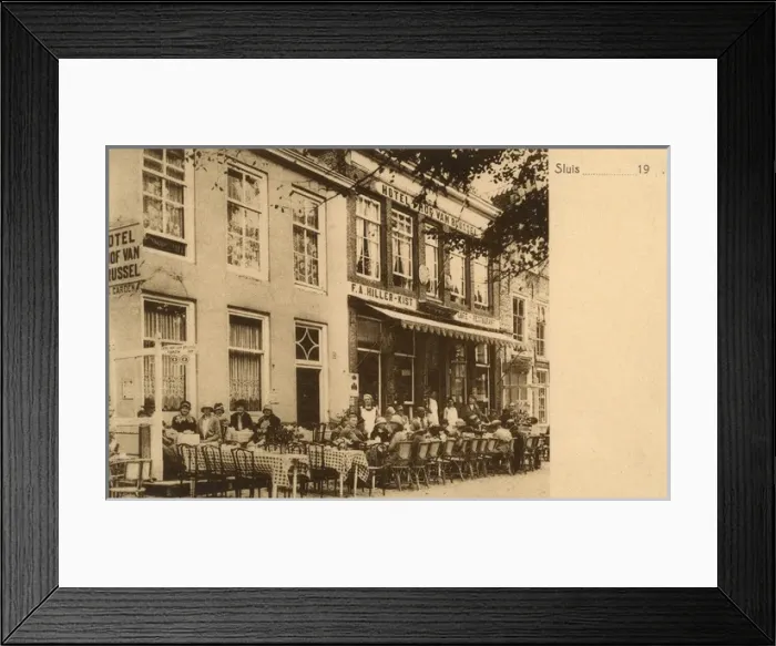Framed Print : Hotel T Hof Van Brussel, Sluis, Netherlands Framed Print : Hotel T Hof Van Brussel, Sluis, Netherlands