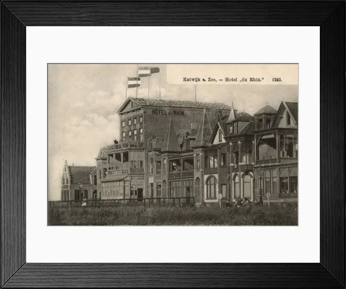Framed Print : Hotel du Rhin, Katwijk aan Zee, Netherlands Framed Print : Hotel du Rhin, Katwijk aan Zee, Netherlands