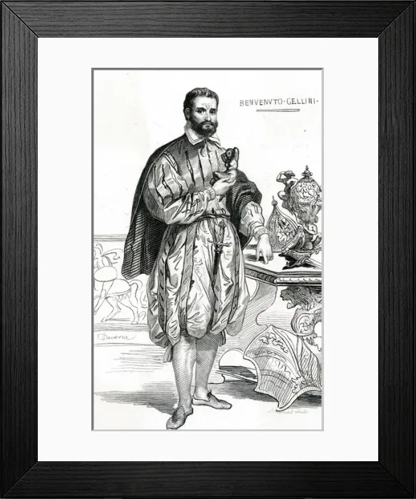 Framed Print : Cellini (1500-1571) Framed Print : Cellini (1500-1571)