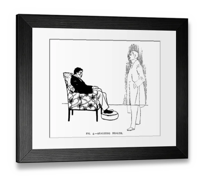 Framed Print : Hypnotised patient Framed Print : Hypnotised patient
