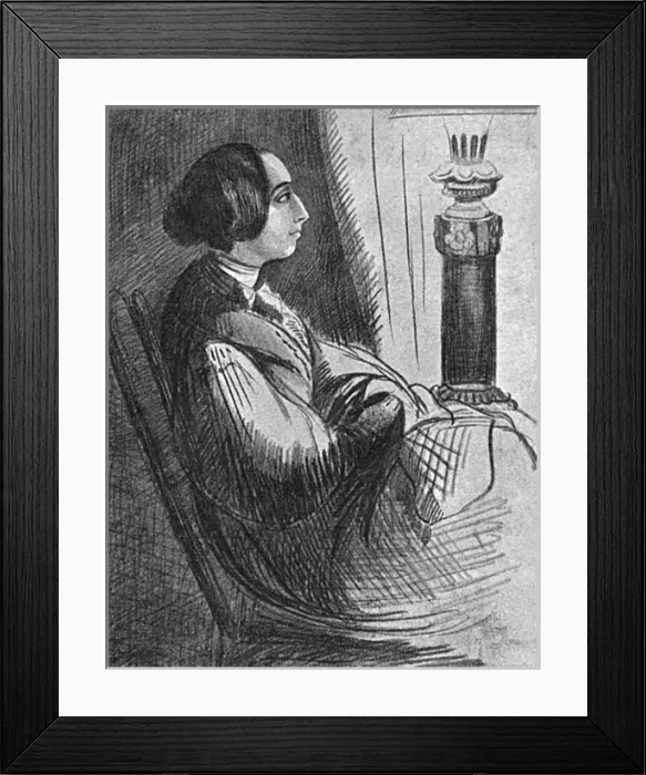 Framed Print : Georges Sand