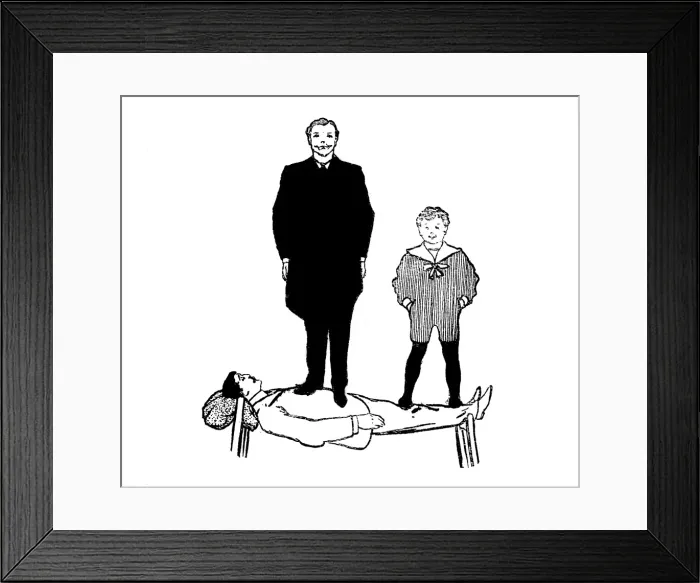 Framed Print : Hypnotism, catalepsy induced on-stage Date: 1900 Framed Print : Hypnotism, catalepsy induced on-stage Date: 1900