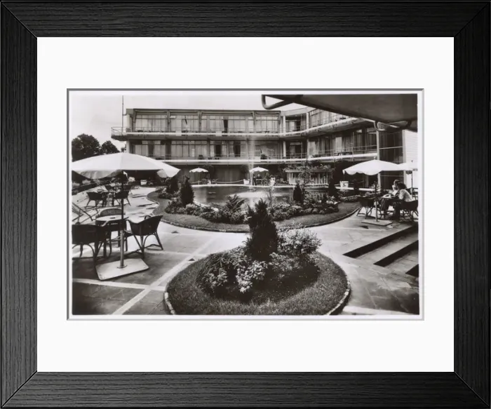 Framed Print : Roof garden, Grand Hotel Gooiland, Hilversum, Netherlands Framed Print : Roof garden, Grand Hotel Gooiland, Hilversum, Netherlands
