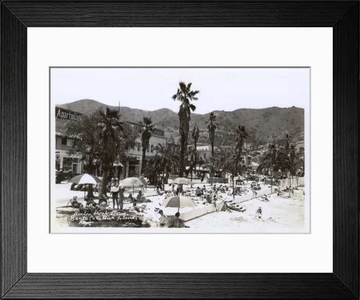Framed Print : Avalon Beach, Santa Catalina Island, California, USA Framed Print : Avalon Beach, Santa Catalina Island, California, USA