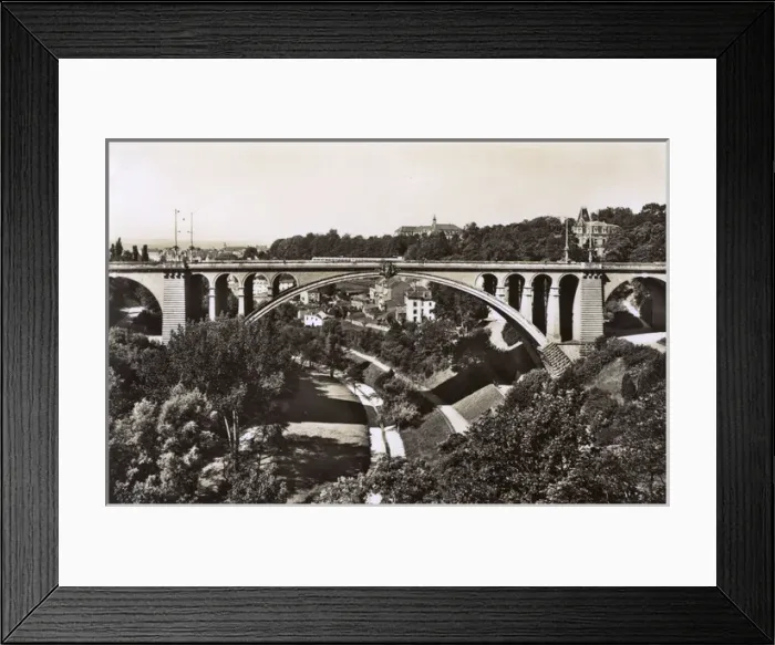 Framed Print : Adolphe Bridge, Luxembourg City, Luxembourg Framed Print : Adolphe Bridge, Luxembourg City, Luxembourg