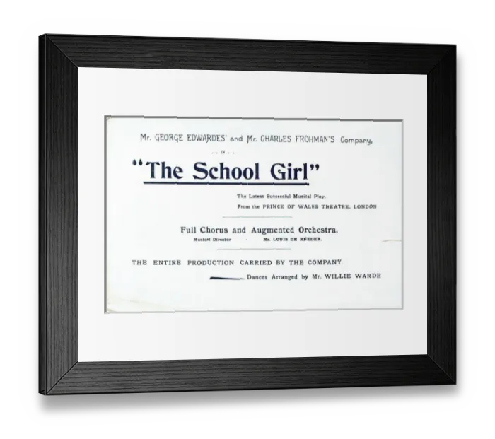 Framed Print : The School Girl by Henry Hamilton and Paul M Potter Framed Print : The School Girl by Henry Hamilton and Paul M Potter