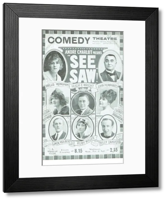 Framed Print : See-Saw by Arthur E Eliot Framed Print : See-Saw by Arthur E Eliot