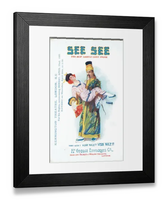 Framed Print : See-See by Charles Brookfield Framed Print : See-See by Charles Brookfield