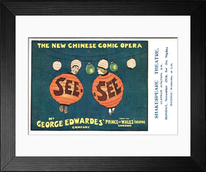 Framed Print : See-See by Charles Brookfield Framed Print : See-See by Charles Brookfield