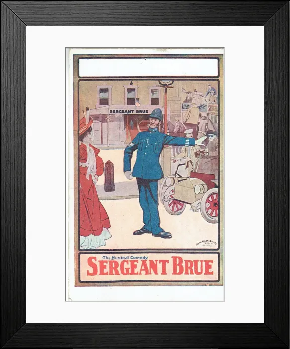 Framed Print : Sergeant Brue by Owen Hall Framed Print : Sergeant Brue by Owen Hall