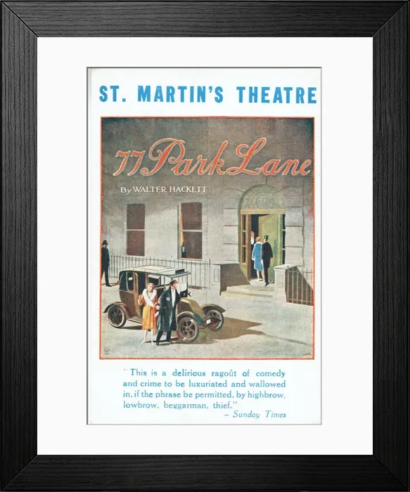 Framed Print : Seventy Seven Park Lance by Walter Hackett Framed Print : Seventy Seven Park Lance by Walter Hackett