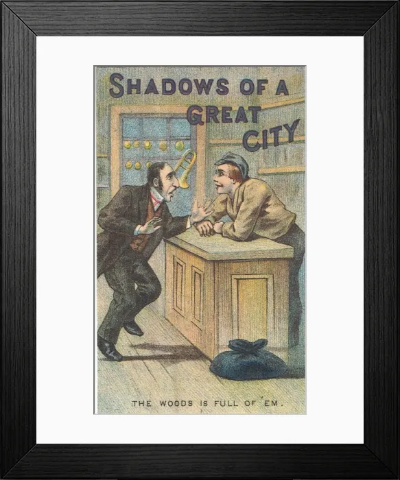 Framed Print : Shadows of a Great City by J Jefferson & L R Sherwell Framed Print : Shadows of a Great City by J Jefferson & L R Sherwell