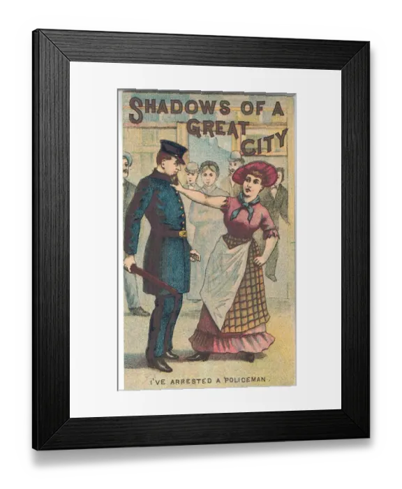 Framed Print : Shadows of a Great City by J Jefferson & L R Sherwell Framed Print : Shadows of a Great City by J Jefferson & L R Sherwell