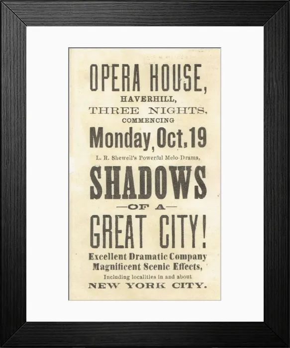 Framed Print : Shadows of a Great City by J Jefferson & L R Sherwell Framed Print : Shadows of a Great City by J Jefferson & L R Sherwell