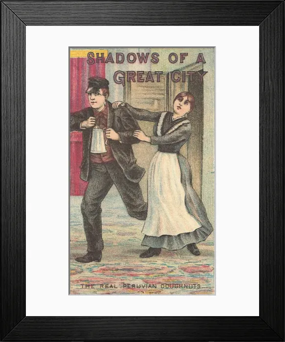 Framed Print : Shadows of a Great City by J Jefferson & L R Sherwell Framed Print : Shadows of a Great City by J Jefferson & L R Sherwell
